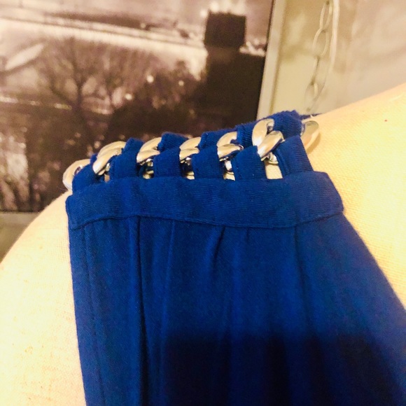 Michael Kors Navy chain top - Picture 3 of 5